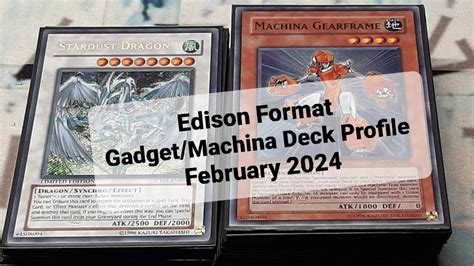 Edison Format Gadget Machina Deck Profile February Youtube