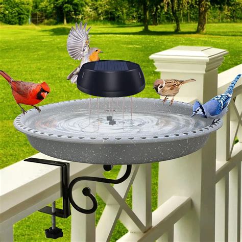 Bird Feeder Shiogb Solar Direct Drive Water Agitator Solar Water