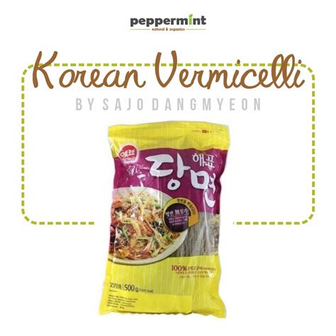 Jual Sajo Dangmyeon Korean Vermicelli 500 Gram Sohun Korea Japchae