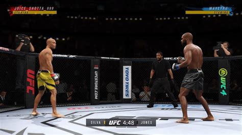 JON JONES Vs ANDERSON SILVA 2nd Round Knockout EA SPORTS UFC 4