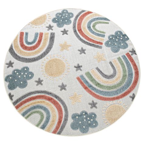 Enfants Tapis Enfant Tapis De Jeux Arc En Ciel Tapis