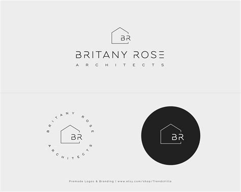 Real Estate Logo Elegant Realtor Logo Minimalist House Logo Simple