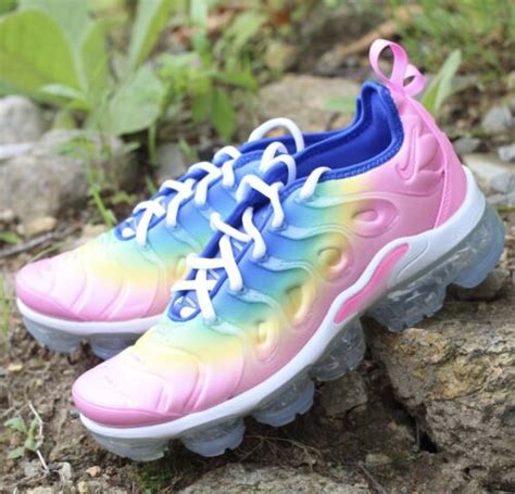 Nike Air Vapormax Plus Rainbow Pink Green Blue Yellow Fj4550 606 Womens New Ebay