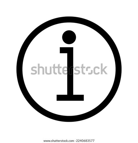 Simple Information Sign Guide Mark Vector Stock Vector Royalty Free