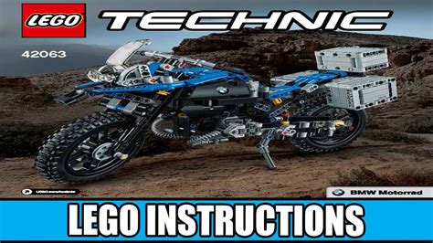 Lego Instructions Technic 42063 Bmw R 1200 Gs Adventure Youtube