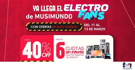 Llega El Electrofans A Musimundo Tsn Necochea