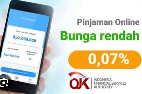 Berikut Daftar Pinjol Resmi OJK Dengan Bunga Rendah Di Bawah 1 Persen