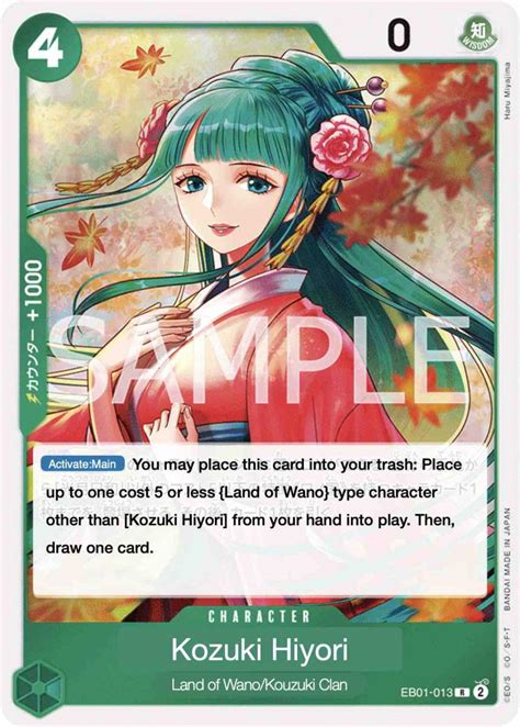 Kozuki Hiyori One Piece Top Decks