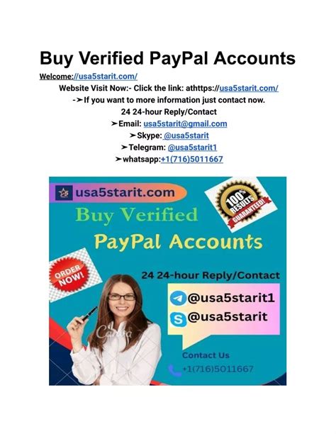 Ppt Buy Verified Paypal Accounts 100 Proven And Real Accounts