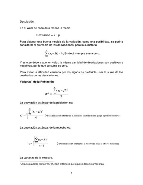 Solution Medidas De Variabilidad Studypool