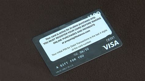 CHECK YOUR VISA PREPAID GIFT Scammer Is Replacing The Card, 44% OFF