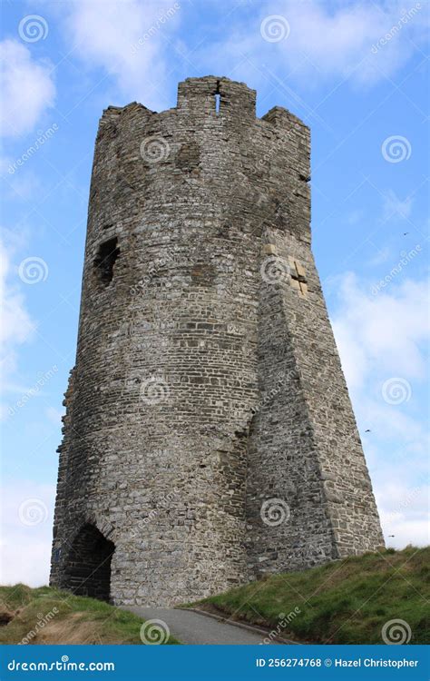 Aberystwyth Castle Ruins In Ceredigion Wales Stock Photo Image Of