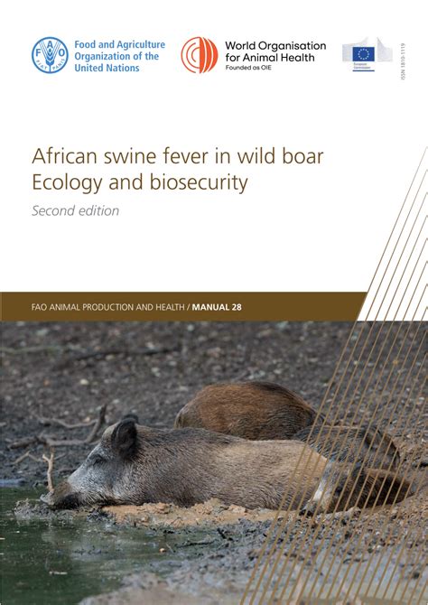 Pdf African Swine Fever In Wild Boar Ecology And Biosecurity Second