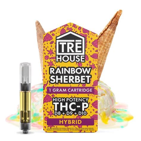 Tre House Live Resin Thc P Vape Cart Hybrid 1 G Good Cbd