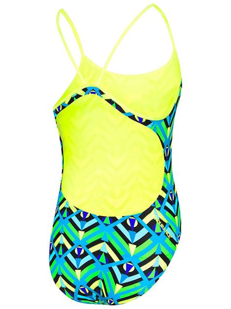 Speedo Neon Geo Girls Sierra One Piece