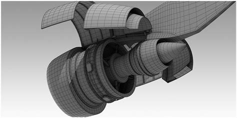 Airbus A380 Engine 3d Turbosquid 1463564