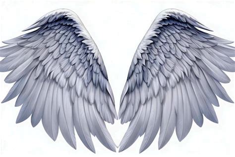 Premium Photo Angel Wings Isolated On White Background Authentic