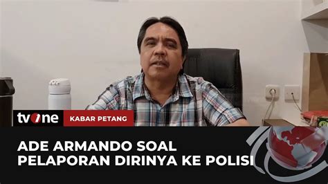 Ade Armando Respon Soal Pelaporan Dirinya Ke Polisi Kabar Petang