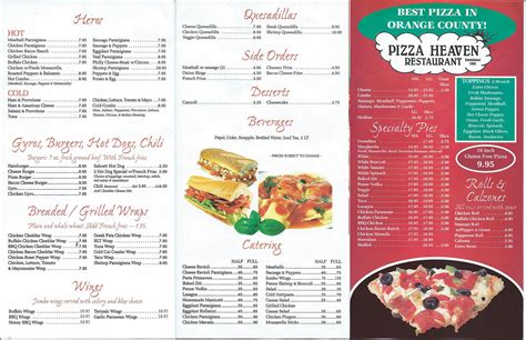 Pizza Heaven New Windsor Ny Giant Slice Best Pizza Restaurant