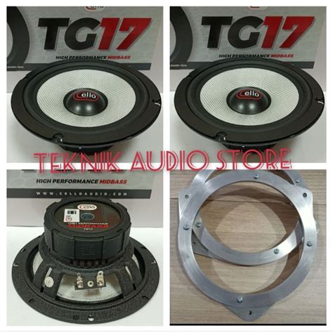 Jual Speaker Midbass Cello TG17 Include Ring Aluminium Inova Fortuner