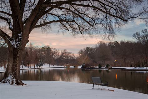 Charlotte North Carolina in the Winter Time