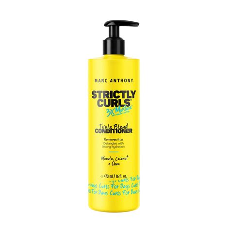 Marc Anthony Strictly Curls 3x Moisture Triple Blend Conditioner 16 Oz