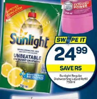 Sunlight Regular Dishwashing Liquid Refill Ml Offer At Pick N Pay