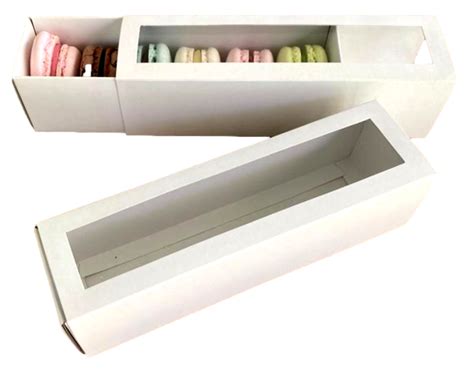 Cajas Para Macarons Con Visor