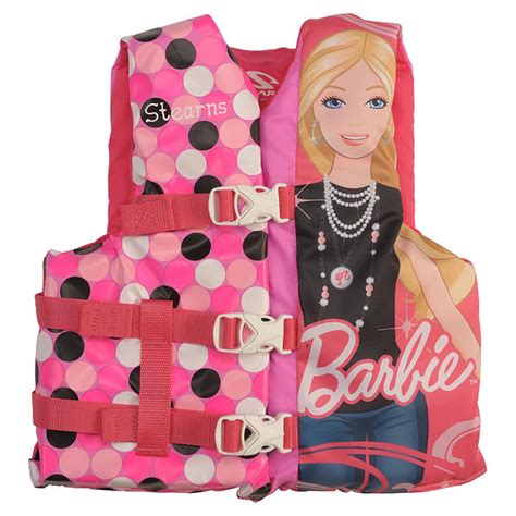 Stearns® Youth Licensed 50 90 Lb Barbie™ Life Jacket 178343 Ski