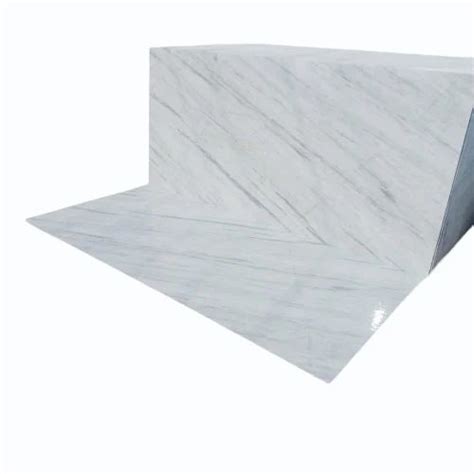 Slab Aarna Cross White Marble For Flooring Thickness Mm At Rs