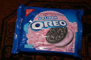 Nabisco Oreo Berry Burst Ice Cream American Cookies Like The Grand