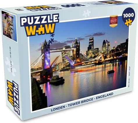 Puzzel Londen Tower Bridge Engeland Legpuzzel Puzzel 1000