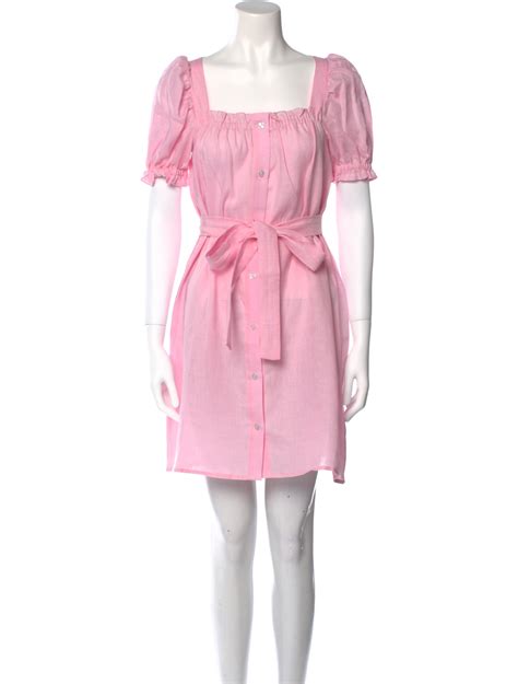 Sleeper Square Neckline Mini Dress W Tags Pink Dresses Clothing