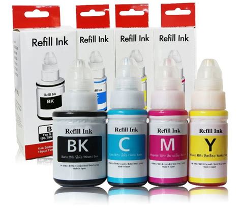 KIT 4 REFIL TINTA PARA CANON PIXMAN COMPARTIVEL G1000 G2000