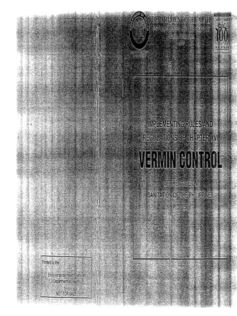 Chapter - 16 - Vermin - Control PD 856 | PDF