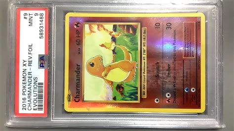 Pokemon Xy Evolutions Charmander Reverse Foil Psa Gamestop