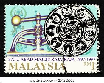 Malaysia Circa Blue Color Postage Stock Photo Shutterstock