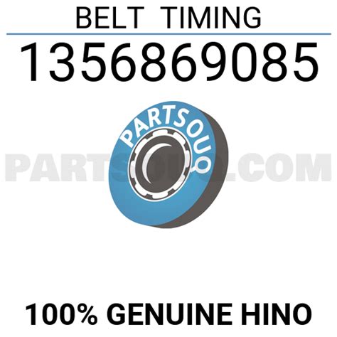 Belt Timing Hino Parts Partsouq