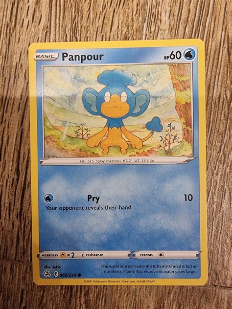 68 264 Panpour fusion strike karty pokemon Gorzów Wielkopolski Kup