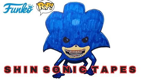 Como Dibujar A Shin Sonic Tapes Funko Pop How To Draw Shin Sonic