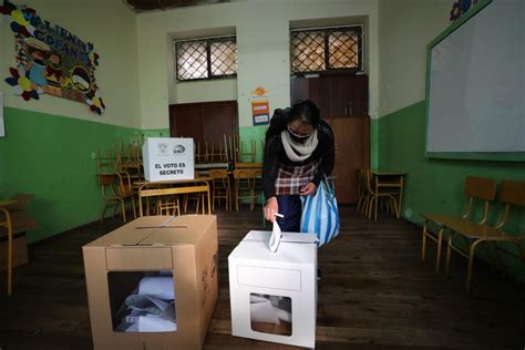 Abren Los Centros De Votación En Ecuador Para Elecciones Generales Y