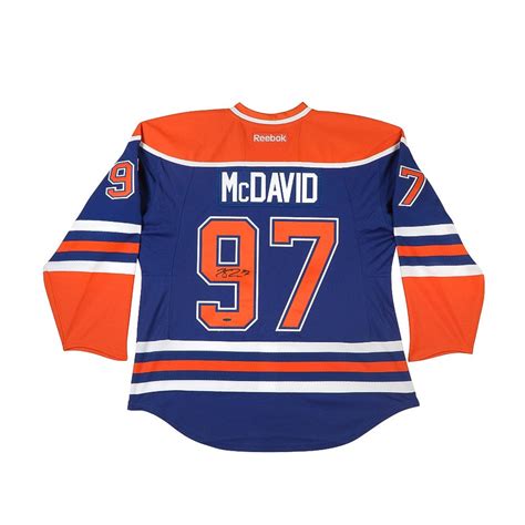 Connor McDavid Autographed Edmonton Oilers Blue Reebok Jersey | Zephyr Epic