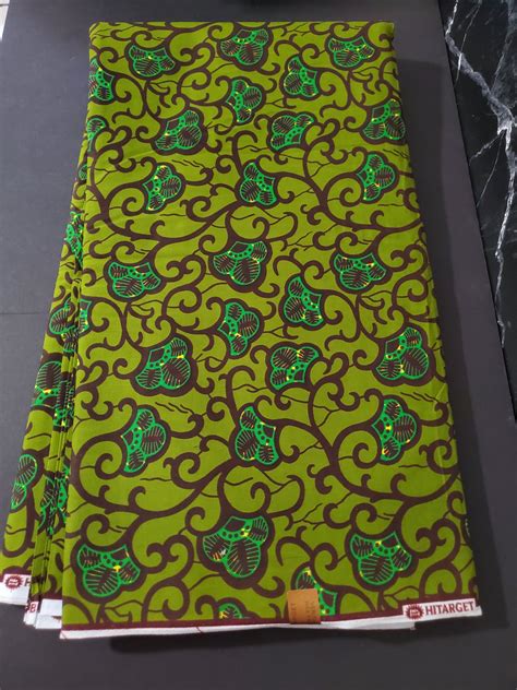 Olive And Green African Ankara Fabric Afrique Clothing Store