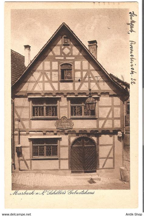 Marbach Marbach A Neckar Schiller S Geburtshaus V 1928 5111