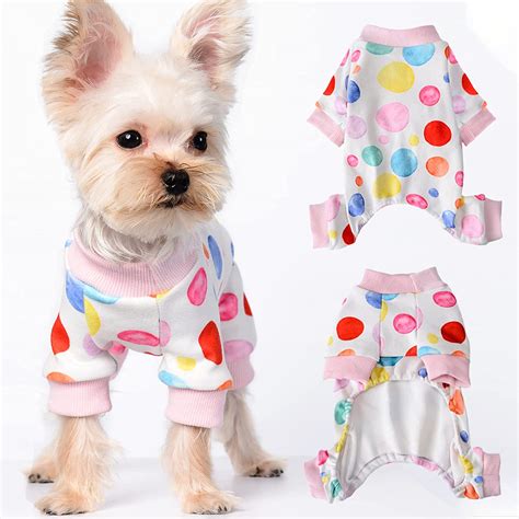 Amazon.com : Yikeyo Small Dog Pajamas for Girls Winter Warm Dog Clothes ...