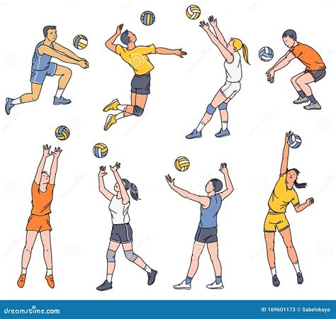 Golpes De Voleibol Dibujos