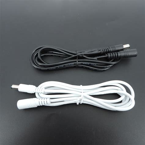 Dc Power Supply Male To Female Connector Cable Extension Cord Adapter Plug 20awg 22awg 55x21mm