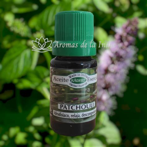 Aceite Radhe Patchouli Aromas De La India