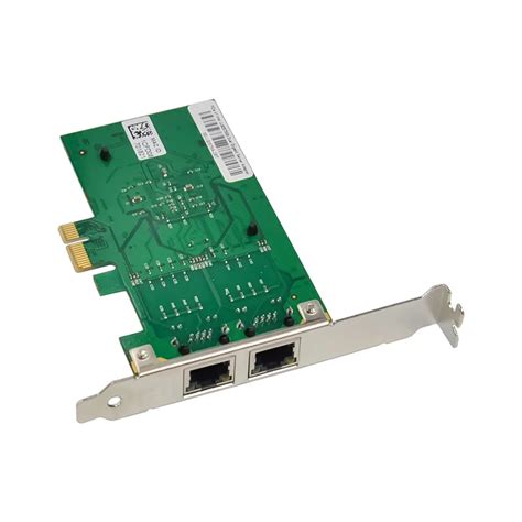 Pcie X1 Dual Gigabit Ethernet Card Intel Jl82575 Chipset 2 Port