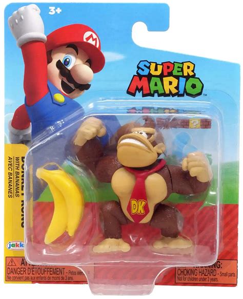 World Of Nintendo Super Mario Donkey Kong Mini Figure With Bananas